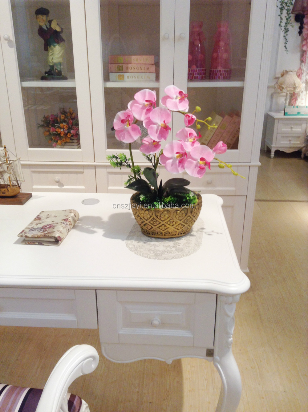 絹の蘭造花の現代の抽象的な花仕入れ・メーカー・工場