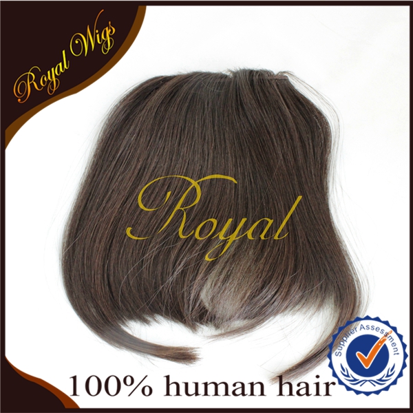 自然な色工場出荷時の価格の高品質なブラジルの毛のフリンジ人間の髪の毛の前髪 問屋・仕入れ・卸・卸売り