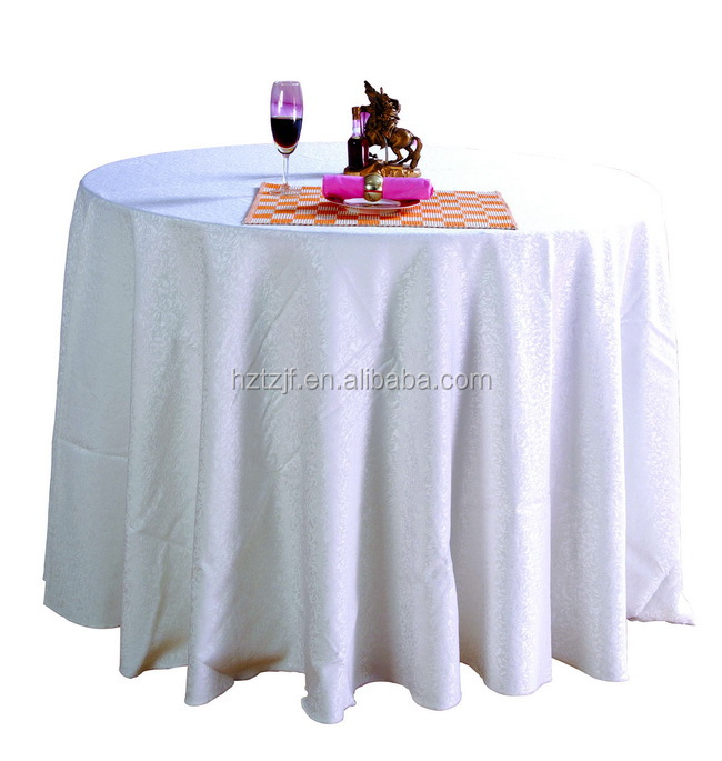 豊富な色のテーブルクロス高品質の豪華な宴会場のテーブルクロス問屋・仕入れ・卸・卸売り