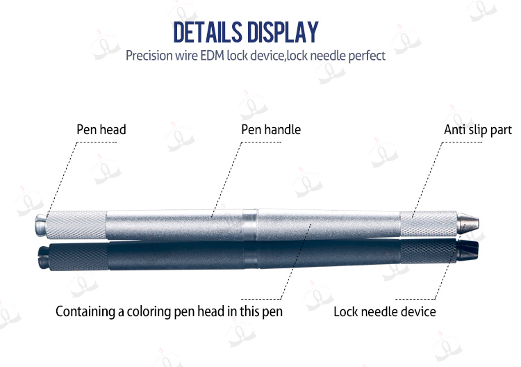 ロック3頭針装置恒久的なメイクアップアイブロウmicrobladingマニュアルペン 問屋・仕入れ・卸・卸売り