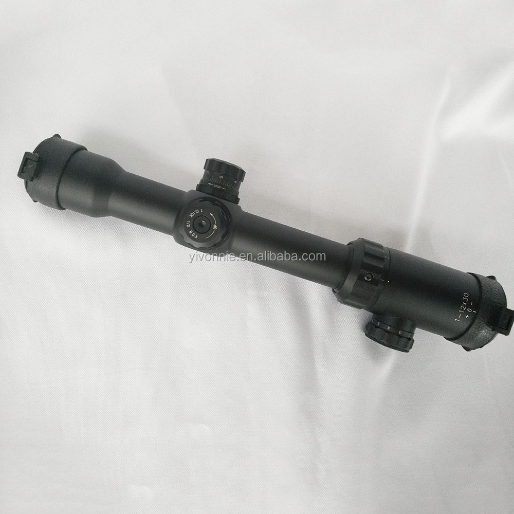 ライフル銃のスコープsecozoom30mm1- 12x30ロングアイレリーフスコープ軍の戦術的な狩猟ライフル銃のスコープ仕入れ・メーカー・工場