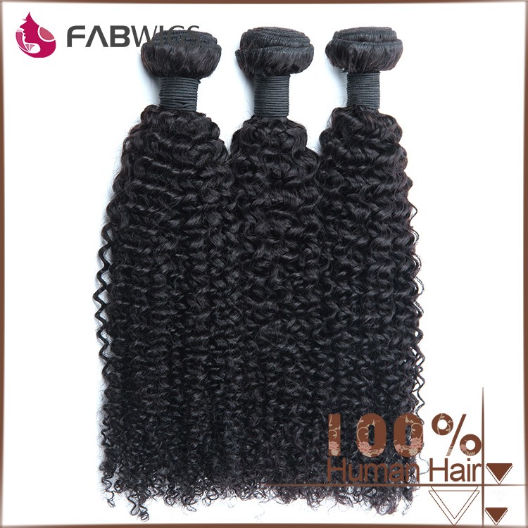 7a品質aliexpressのhotsaleの卸売安いブラジル3バンドル髪織り、 カーリーヘアエクステンション黒人女性 問屋・仕入れ・卸・卸売り