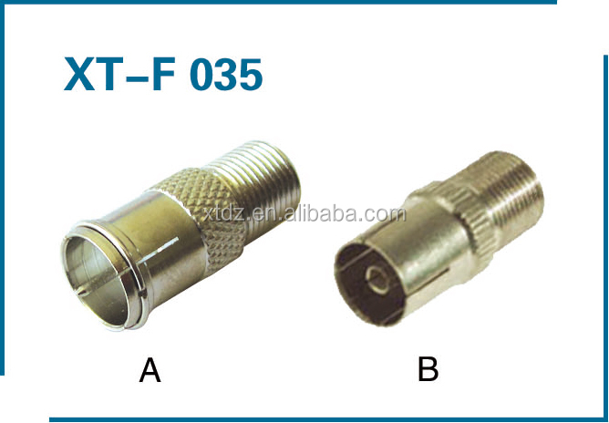 rf同軸アンテナコネクタメス、 中国からテレビアンテナコネクタ仕入れ・メーカー・工場