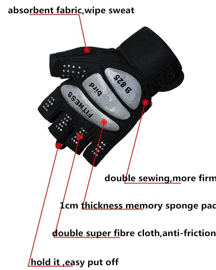 抗- スキッドguantesジムcrossfitリフティング保護手袋の重量仕入れ・メーカー・工場