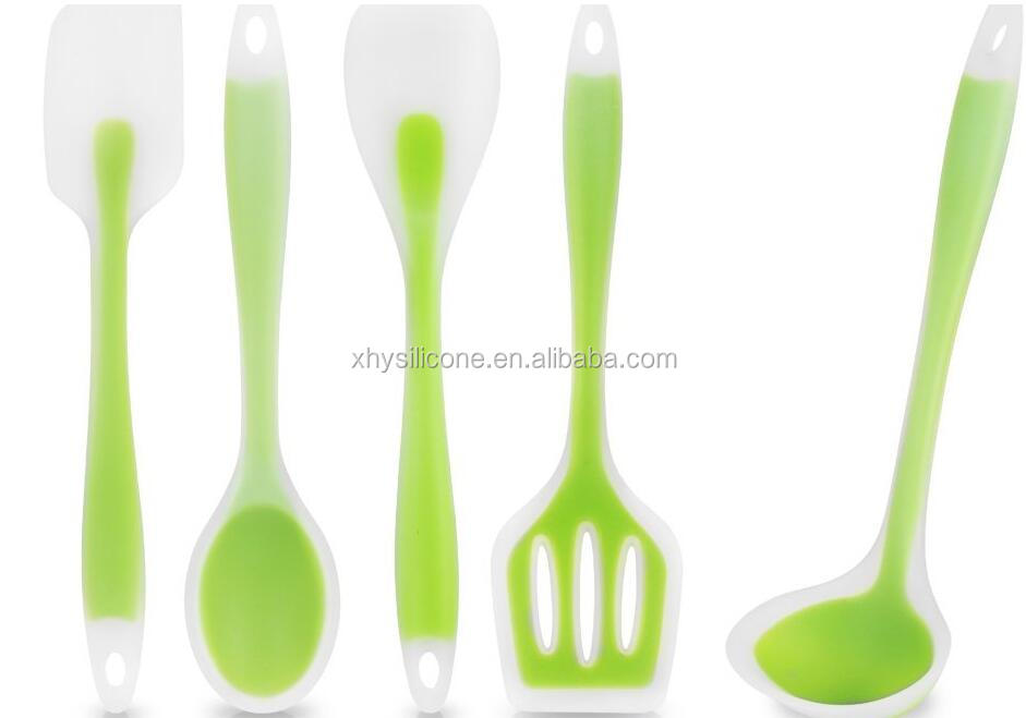 食品グレードのシリコンベーキング調理器具セット5ピース非- スティックのナイロンの内側にスパチュラセット仕入れ・メーカー・工場