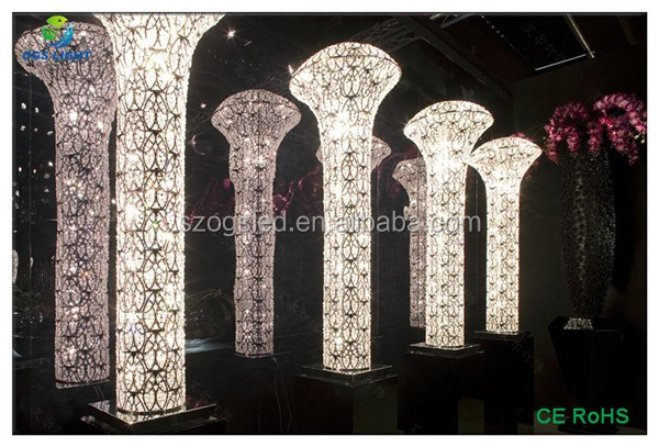 モダンなインテリア照明結婚式の装飾のためのクリスタルフロアランプ仕入れ・メーカー・工場