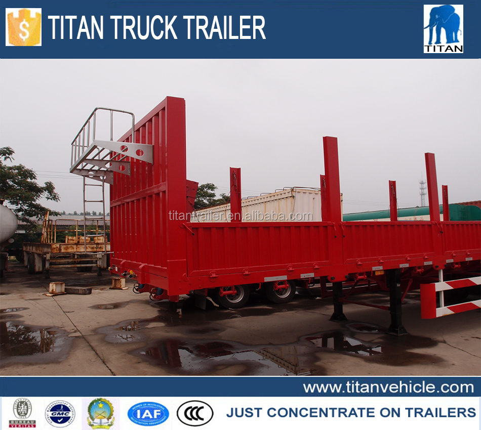 China new timber wood lumber transport semi trailer for sale