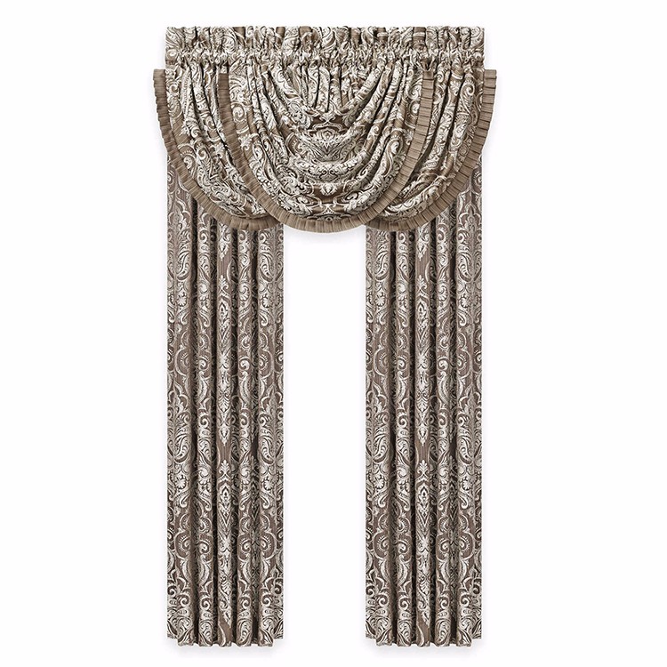 Beauty Church Curtain Backdrop Decor 100% Polyester Jacquard Valance