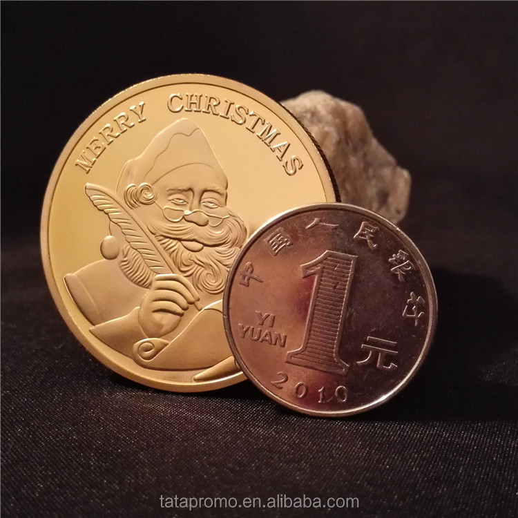 クリスマス金属のお土産のコインコイン2015記念ボックス付サンタクロース仕入れ・メーカー・工場