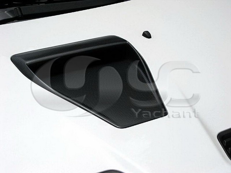 2008-2012 Mitsubishi Lancer Evolution EVO X Charge Speed Style Hood Scoop CF (5).jpg