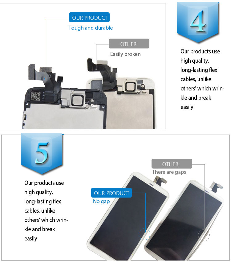 最高の価格のための携帯電話lcd5siphone液晶画面、 iphoneのためのlcdの5s仕入れ・メーカー・工場