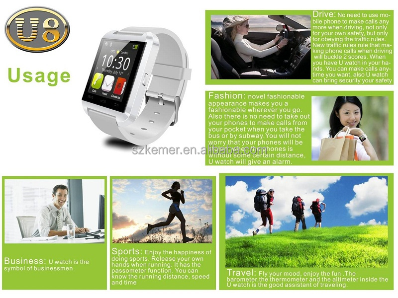 カラフルなusbアンドロイドスマート充電式ブルートゥース腕時計問屋・仕入れ・卸・卸売り