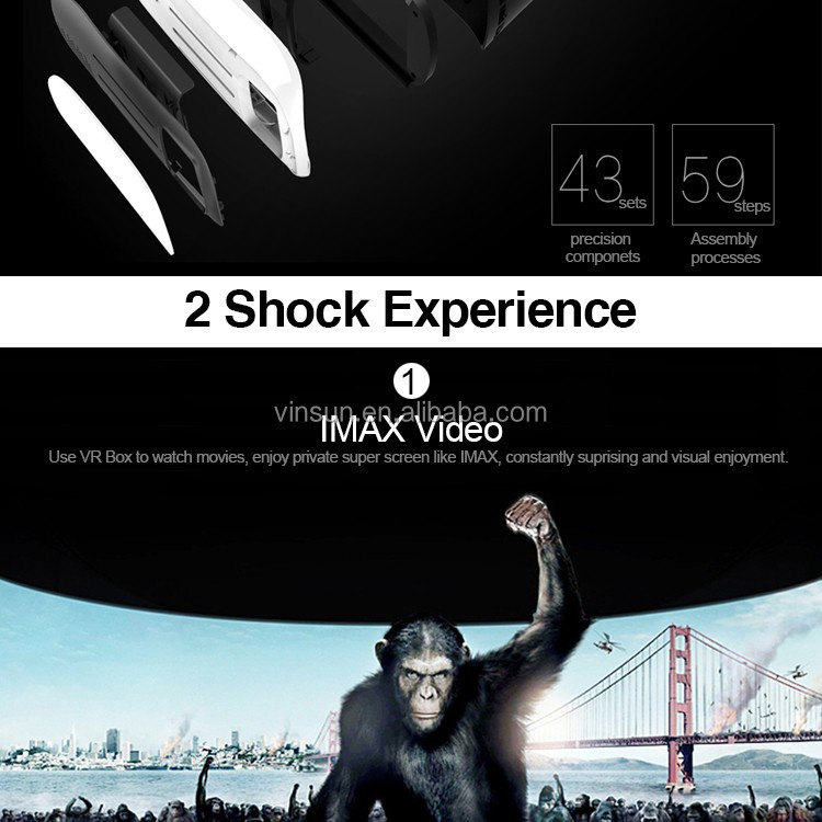 Vrボックス2.0バージョン仮想現実3dメガネ用スマートフォン仕入れ・メーカー・工場