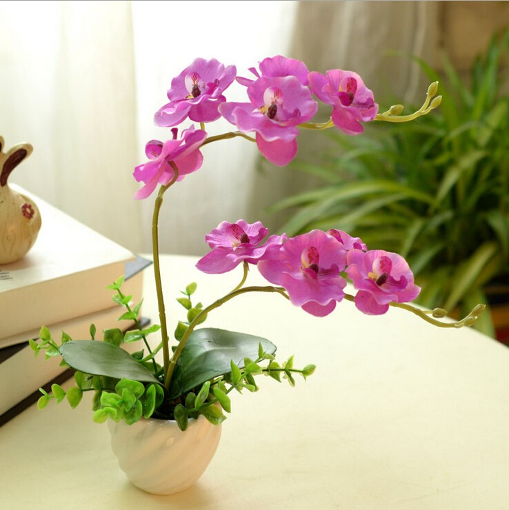新しいデザイン造花蘭蘭の花タイ仕入れ・メーカー・工場