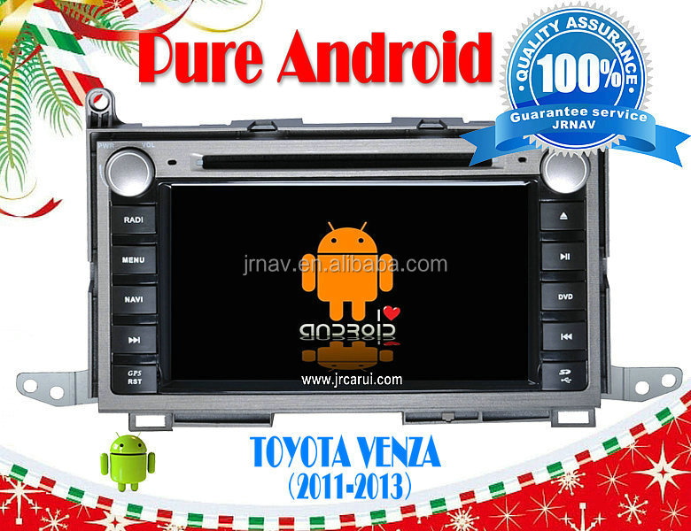 トヨタvenza用( 2011- 2013) 4.2アンドロイド車のdvdプレイヤーgpsrds、 電話帳、 auxin、 gps、 wifi、 3g、 建て- 無線lanドングル問屋・仕入れ・卸・卸売り