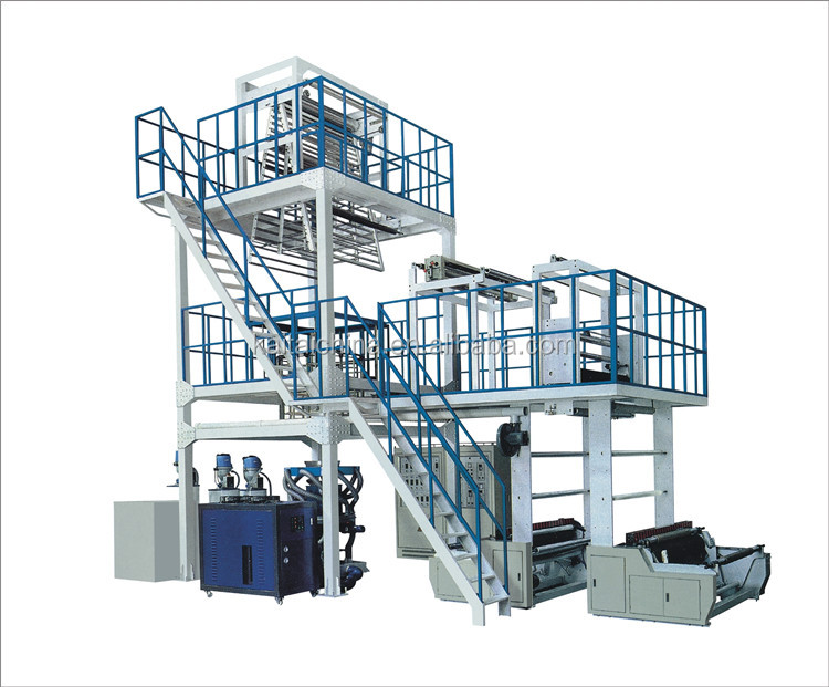 three layer co-extrusion film blowing machine