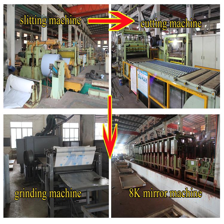 Mellow Foshan Factory 8K PVD Coating Champagne Gold Mirror Stainless Steel Sheet