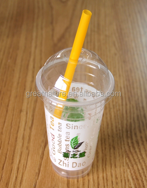 16オンス使い捨てプラスチック蓋とストロー付きカップ問屋・仕入れ・卸・卸売り