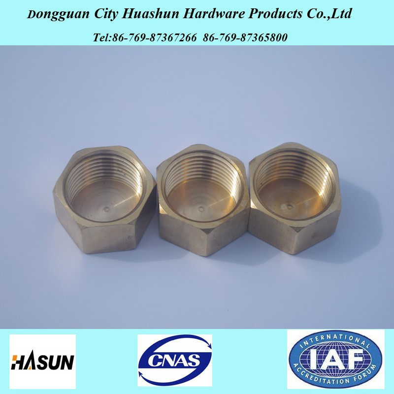 Factory supply copper pipe threaded end cap with fast delivery