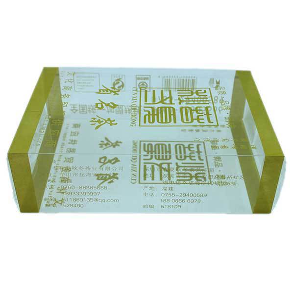 カスタム透明なプラスチックの茶箱の包装仕入れ・メーカー・工場