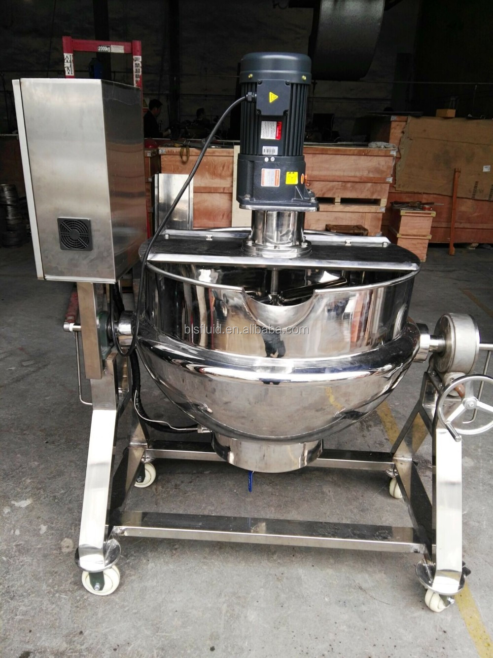 250l Electric/gas Cooking Kettle Mixer With Top Entry Agitator Buy