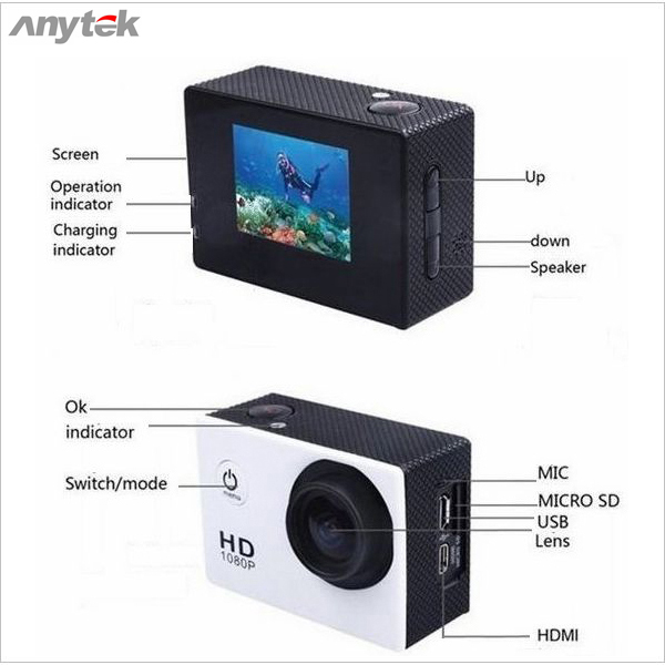 フルhd1080pビデオカメラエクストリームスポーツアクションカメラ問屋・仕入れ・卸・卸売り