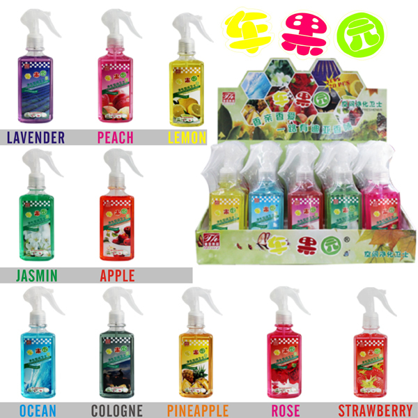 液体タイプのエアロゾルの車の香水エアスプレー芳香剤問屋・仕入れ・卸・卸売り