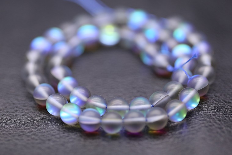 frosted glass beads