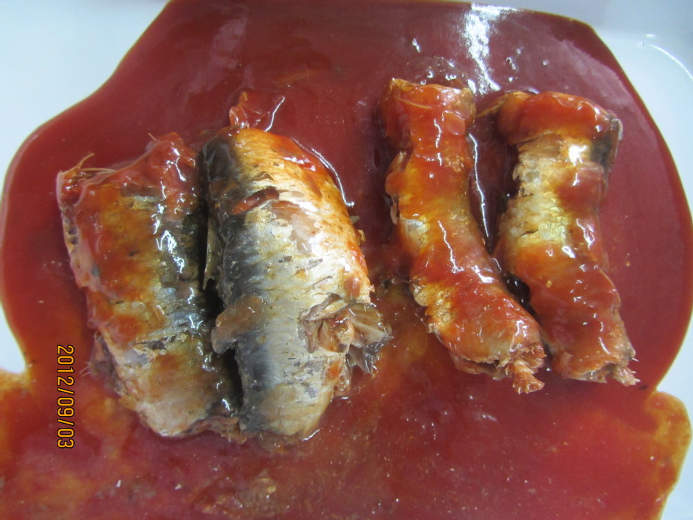Canned Mackerel with tomato juice