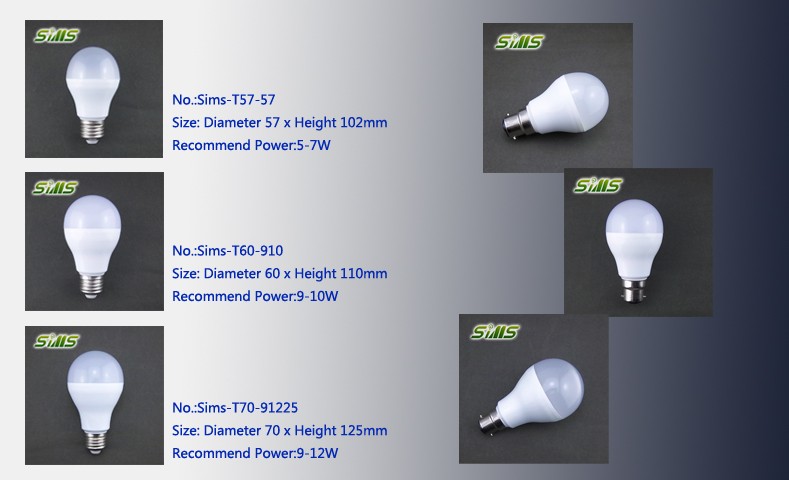 新しいsmd2835 12ワットledランプe27 led電球pcカバーハウジング仕入れ・メーカー・工場