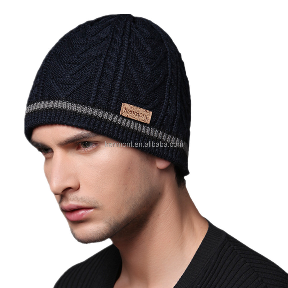 knitted beanie hat hot sell winter outdoor hats and caps men