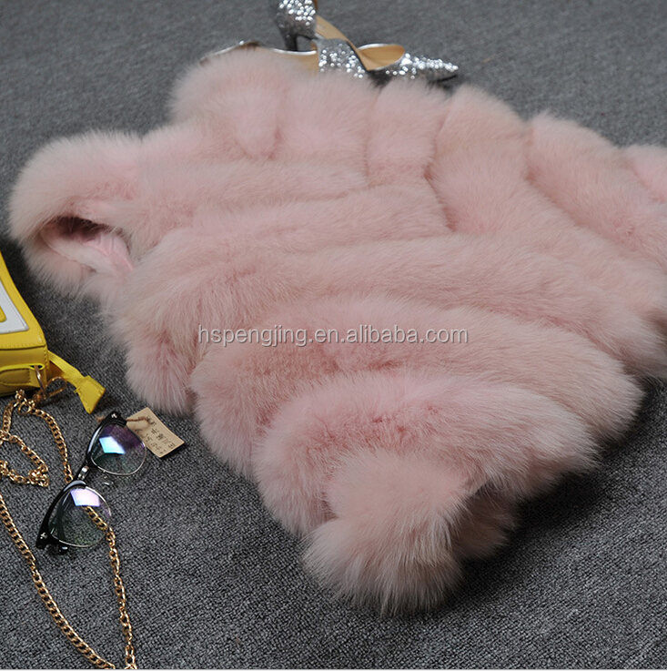 Tt-837レディスキツネの毛皮のベストを持つチベット子羊の毛皮、 キツネの毛皮gilet仕入れ・メーカー・工場