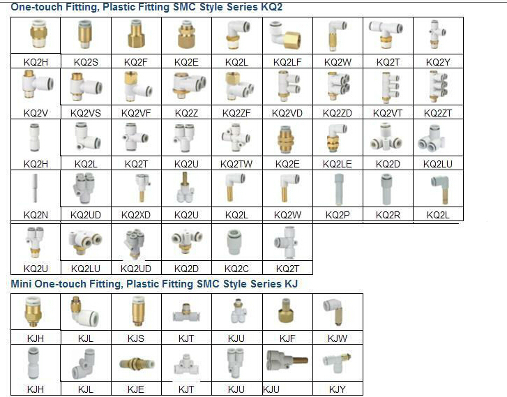 Smcのタイプ灰色のプラスチック製のワンタッチ管継手/コネクタ、 kq2l空気圧継手ユニオンエルボ仕入れ・メーカー・工場