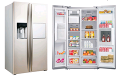 hot selling double side by side door refrigerator with CE/CB approval