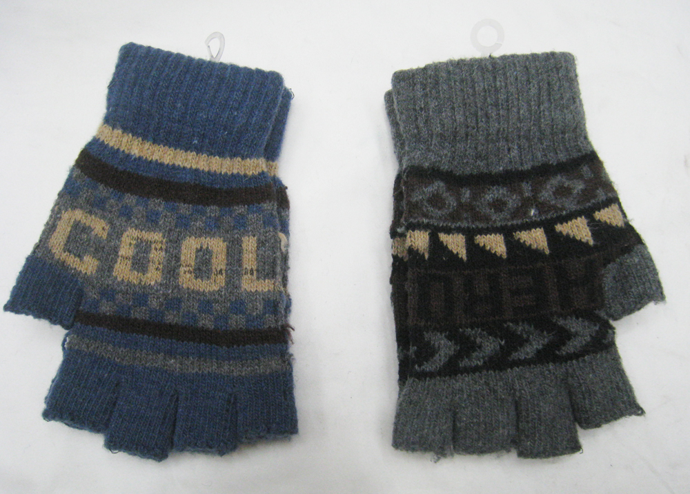 フィンガーレスニットファッションアクリル暖かい冬の手袋仕入れ・メーカー・工場