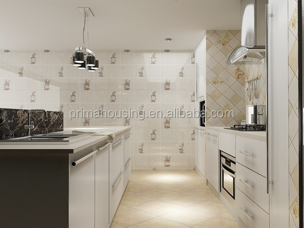 Moderne massief houten keuken kast ontwerp voor groene villa ...