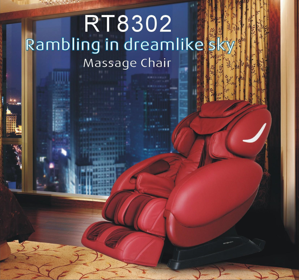 Rt8302 Smart Touch Screen Remote Control Massage Chair Zero Gravity