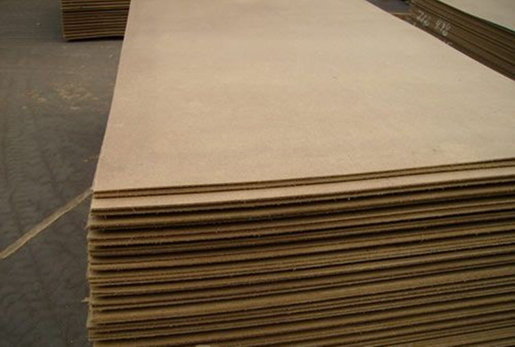 Cheap Dark Brown Hardboard Plain Embossed Hardboard Fiberboard For