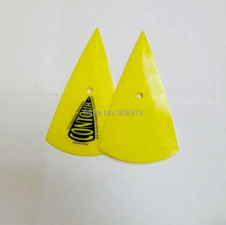 Yellow Color Pointed end Scraper squeegee (3).jpg