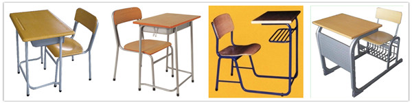 耐火ボード金属フレーム学生研究テーブル/原発高さ調節シングル学校机と椅子、 安い ダブル学校デスク仕入れ・メーカー・工場