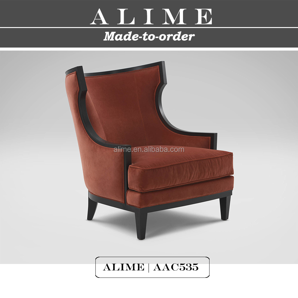 Alime meubels aac535 fashan fabriek aangepaste rode stof vleugel ... Meubilair kracht slaapkamer hout