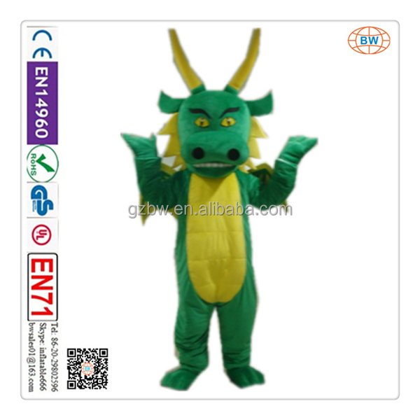 新しいデザインの緑ドラゴン2014年販売のための漫画の衣装問屋・仕入れ・卸・卸売り