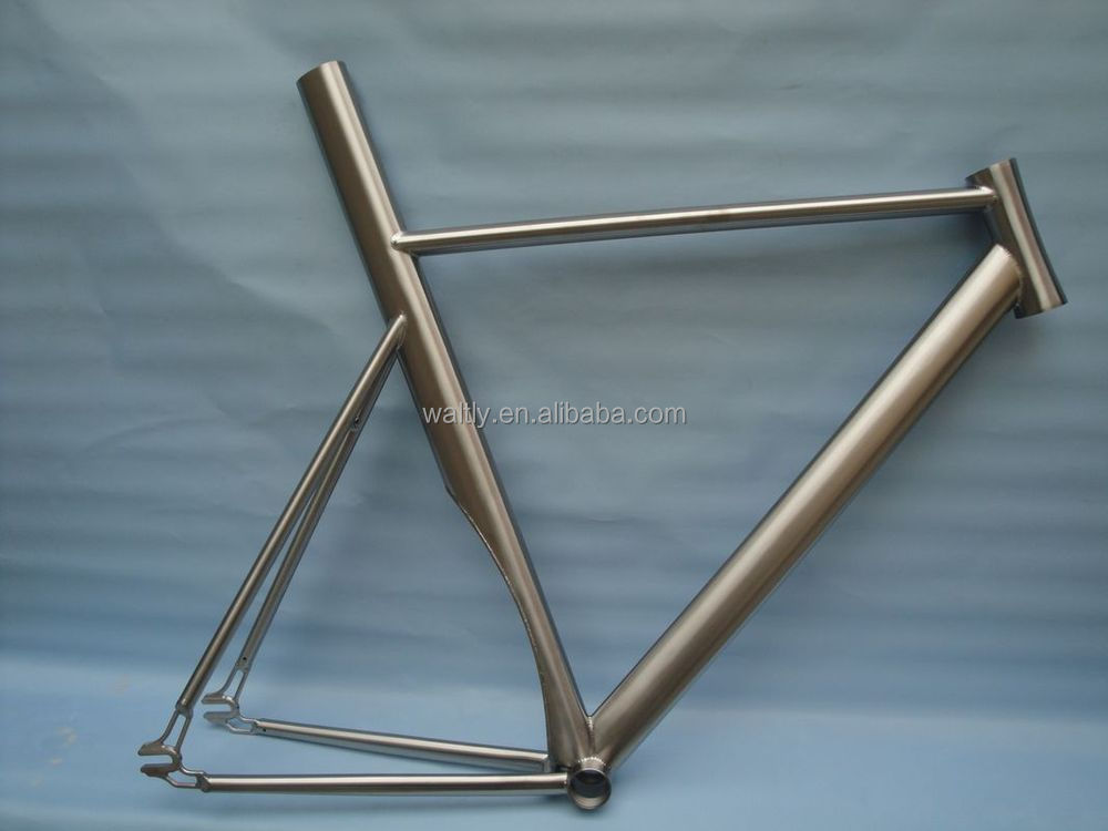 Waltly double butted Titanium bike frame, View Double butted bike frame