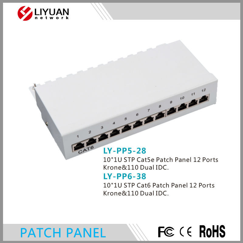 Ly-pp5-28/ly-pp6-3812組110/クローネ・二重cat5ecat6パッチパネル仕入れ・メーカー・工場