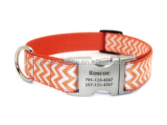 Chevron Stripe Personalized Dog Collar (6).jpg