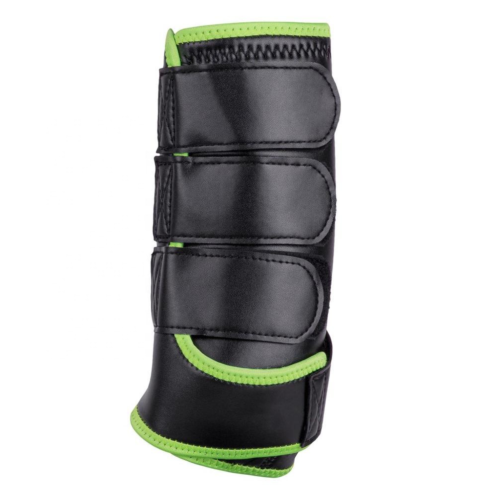Classic and perfect fitting neoprene black horse boots leg wraps