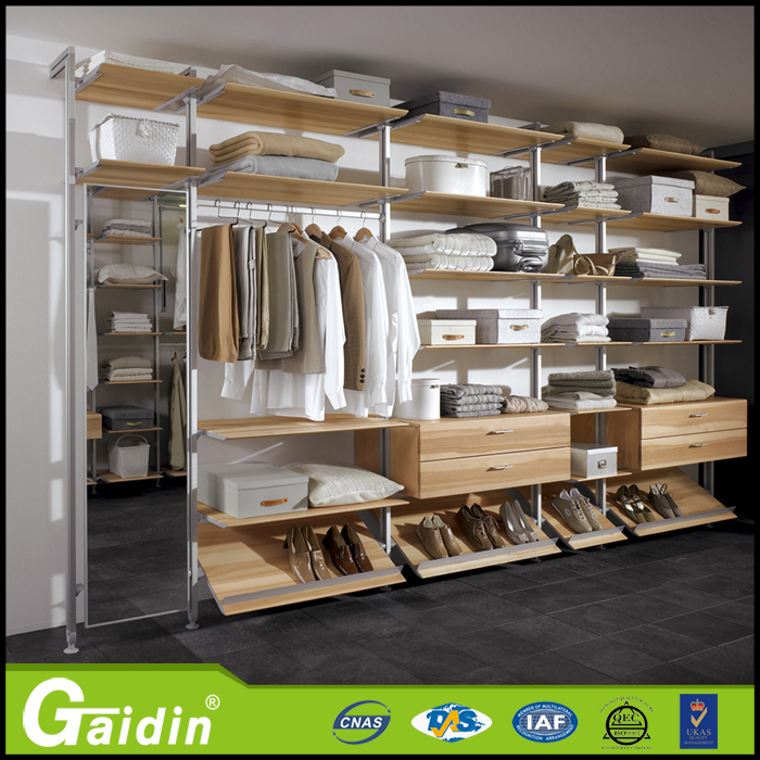 Bedroom Furniture Self Assembly Pole For Wardrobe Part Aluminum Modular