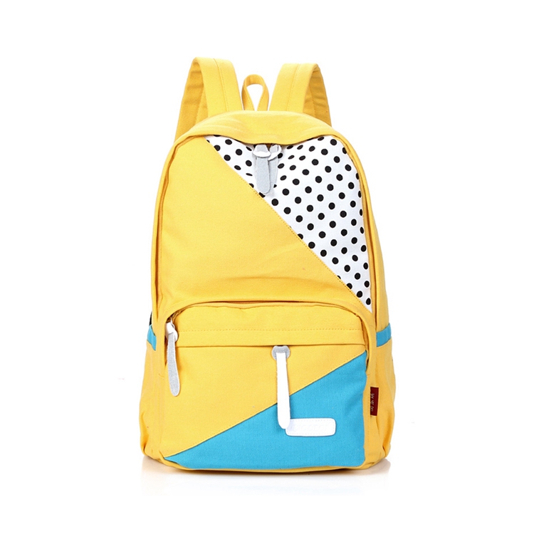 Manufacturer Top Sale Fashionable Design Leaper Casual Style Lightweight Canvas Backpacks