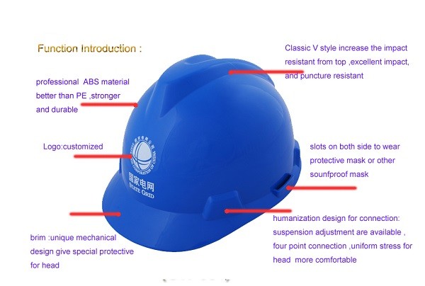 parts of safety hard hat