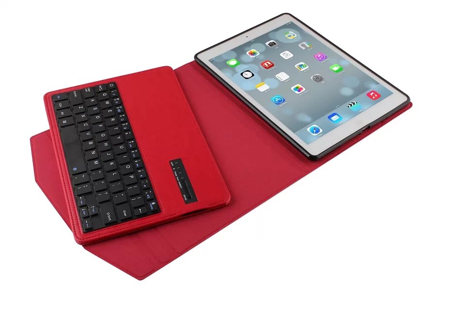 カラフルなスマート磁気カバーケース無線bluetoothのキーボードとipad用の空気問屋・仕入れ・卸・卸売り